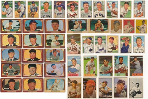 1948-1955 Bowman Collection (100+) Including Hall of Famers